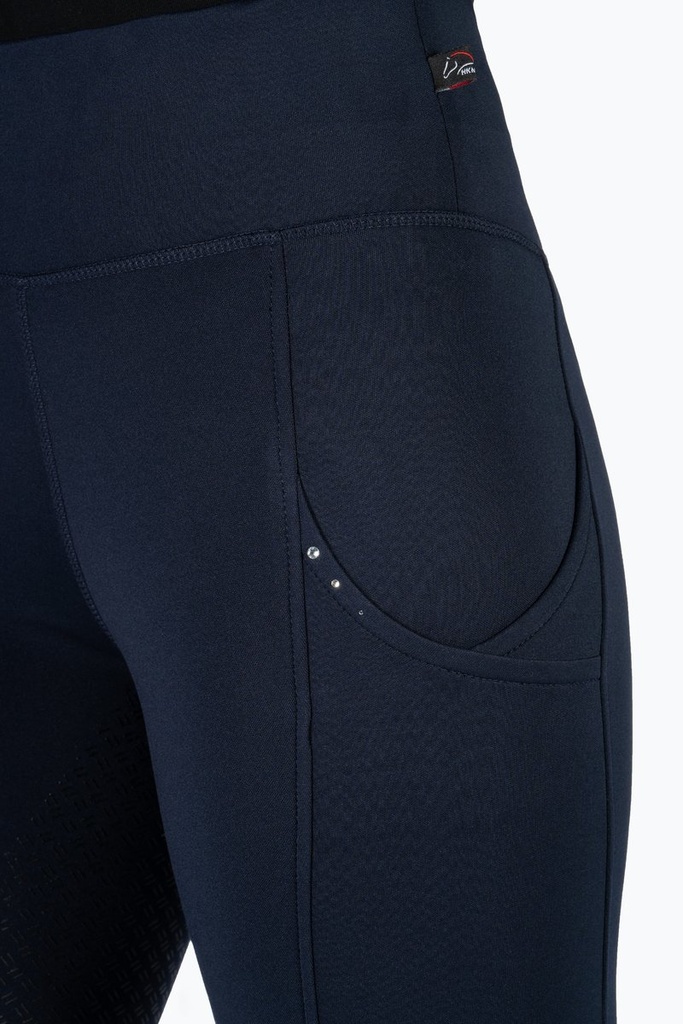 Leggings -Cosy II- Style fond  - Bleu foncé (5)