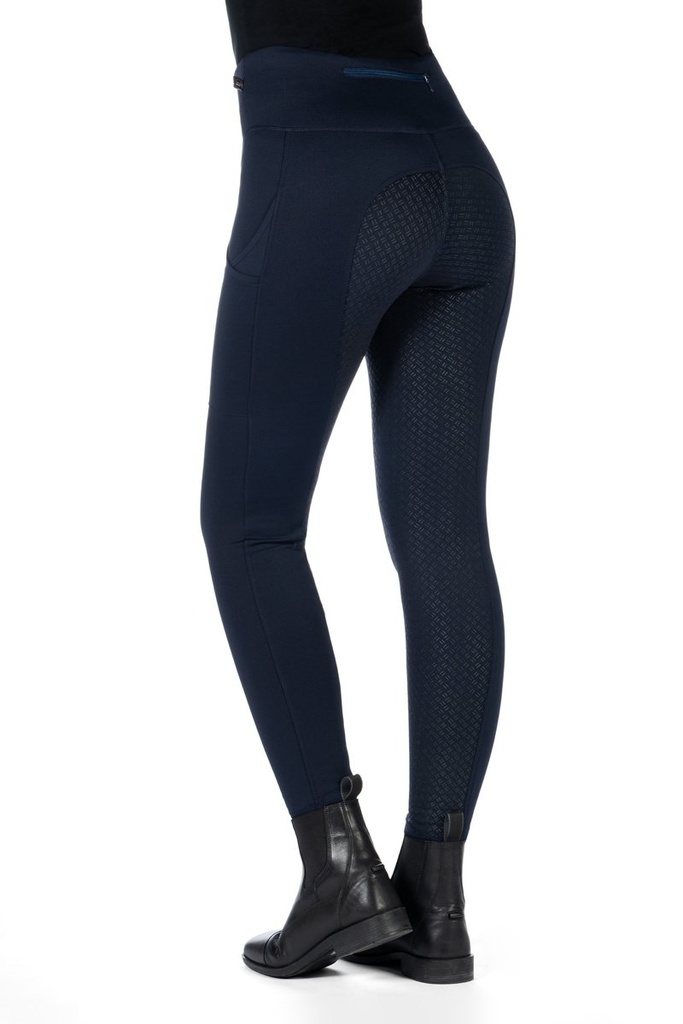 Leggings -Cosy II- Style fond  - Bleu foncé (7)
