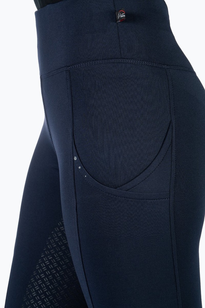 Leggings -Cosy II- Style fond  - Bleu foncé (8)