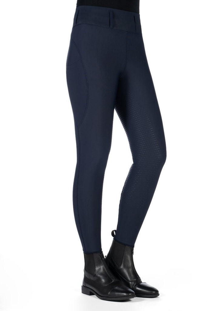Leggings -Jil High Waist- fond - Bleu foncé (2)