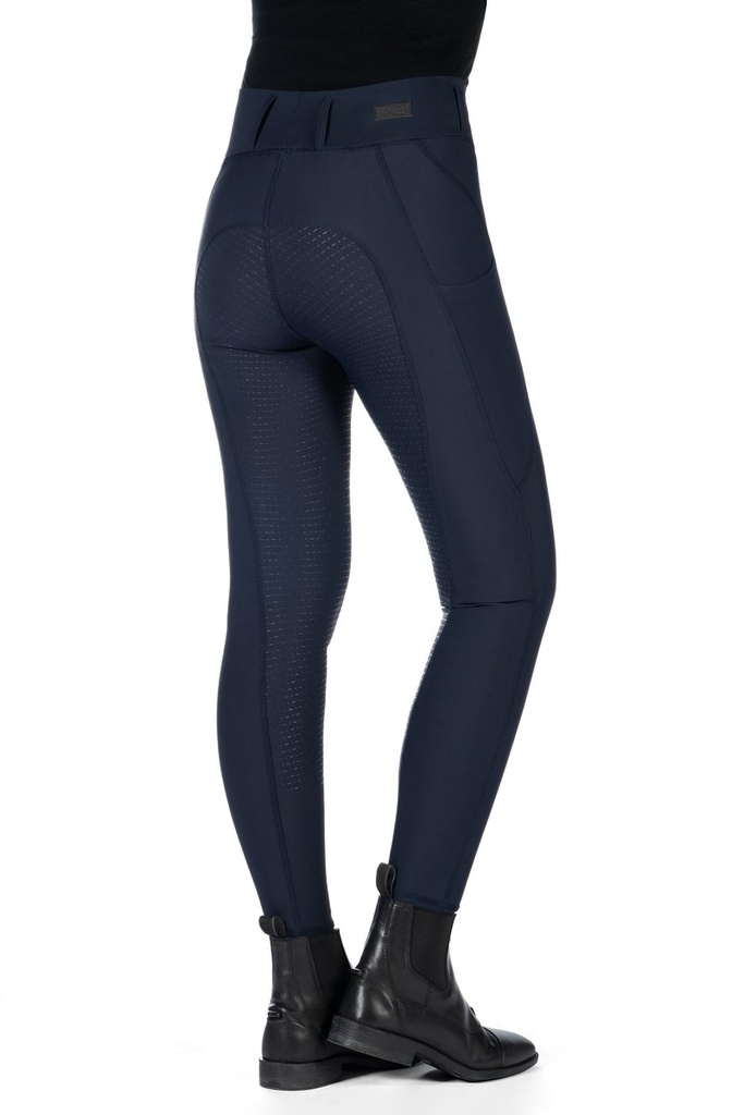 Leggings -Jil High Waist- fond - Bleu foncé (4)