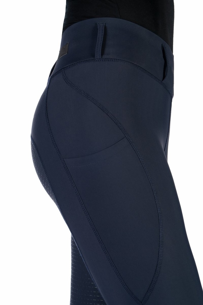 Leggings -Jil High Waist- fond - Bleu foncé (8)