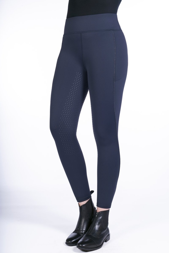 Leggings -Alice- fond 1/1 en s - Bleu foncé (3)