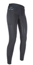 Leggings -Mesh- fond 1/1 en si - Noir