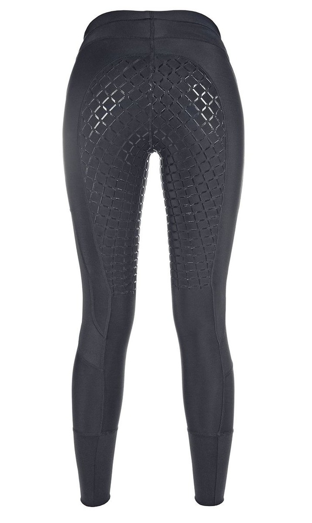 Leggings -Mesh- fond 1/1 en si - Noir (2)