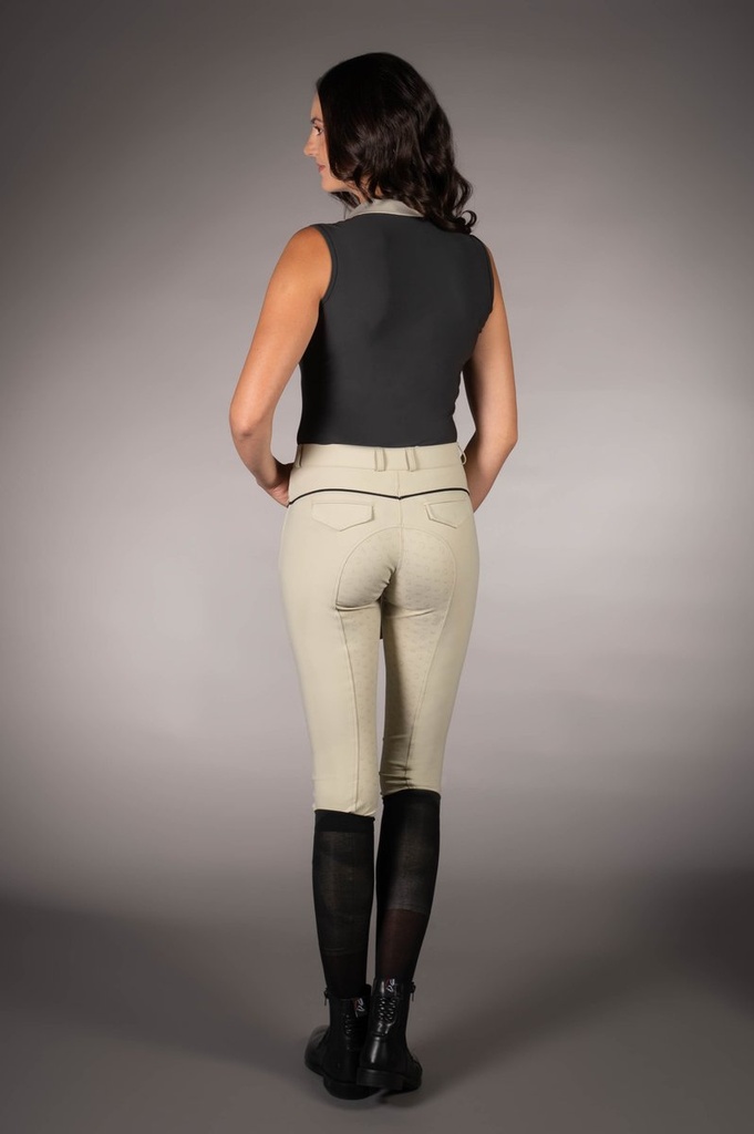 Polo -Limone- sans manches - Noir (6)