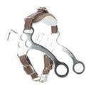 Hackamore METALAB acier chromé