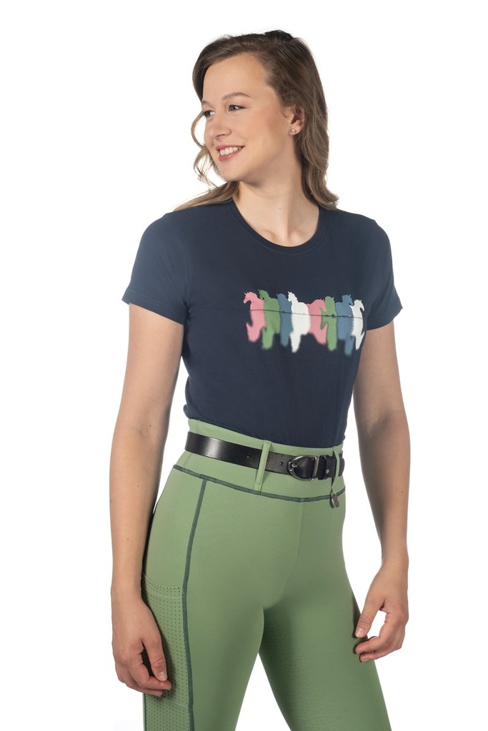 T-Shirt -Mirror- - Bleu foncé (3)