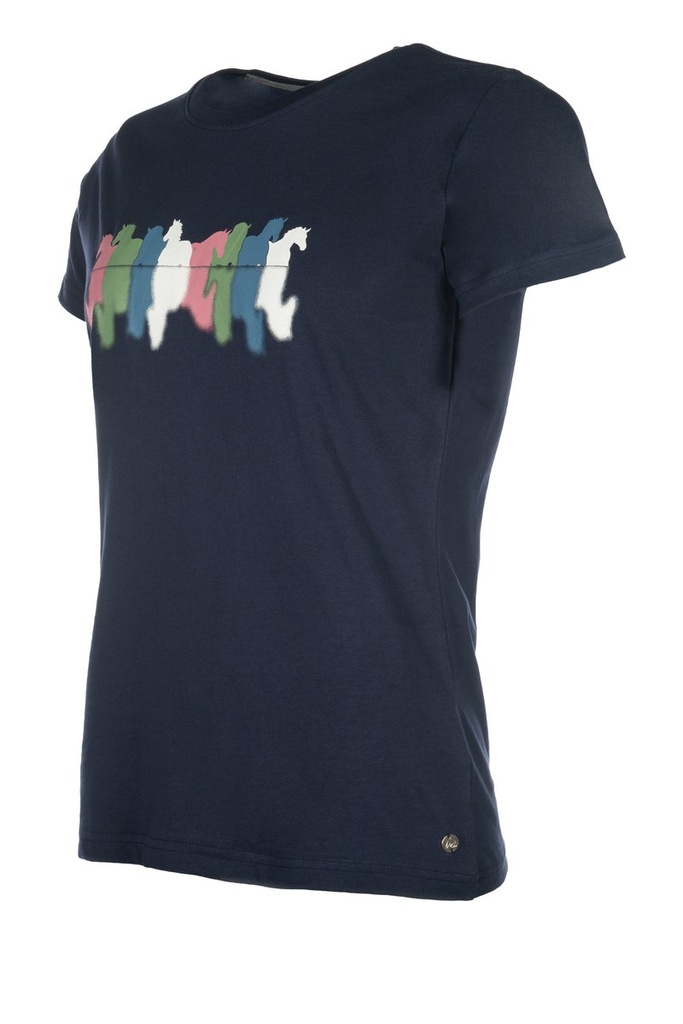 T-Shirt -Mirror- - Bleu foncé (8)