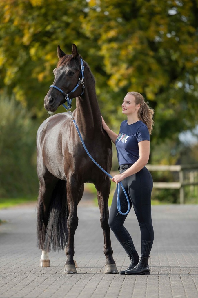 T-Shirt -Mirror- - Bleu foncé (11)