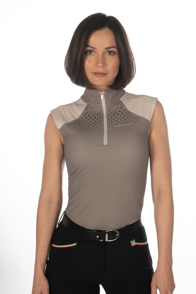 Top fonctionnel -Amalfi- - Taupe/beige (2)