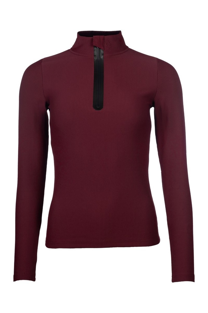 Shirt fonctionnel -Livigno Rib - Bordeaux