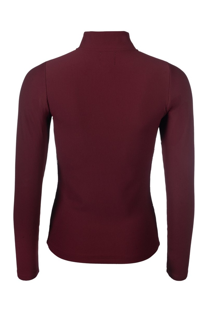 Shirt fonctionnel -Livigno Rib - Bordeaux (10)