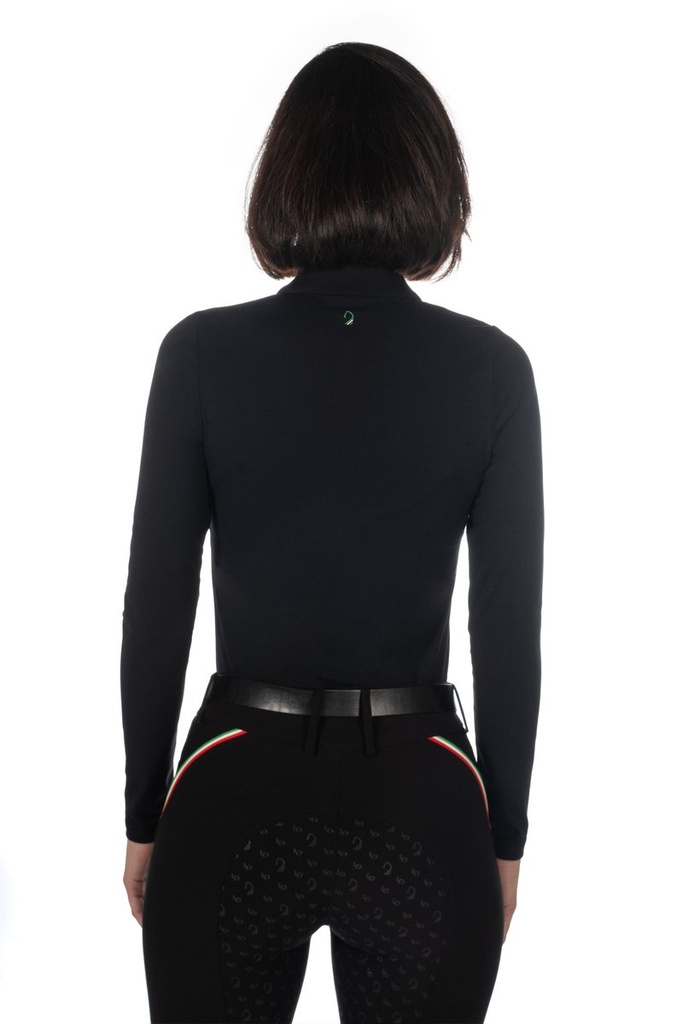 Shirt fonctionnel -Livigno- - Noir (4)