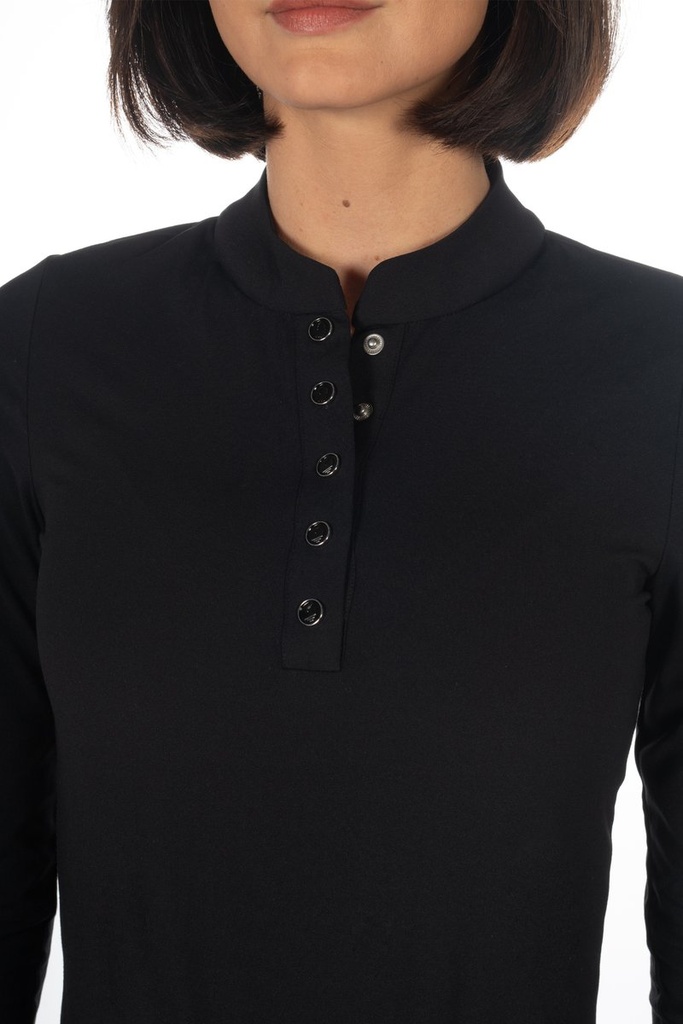 Shirt fonctionnel -Livigno- - Noir (5)