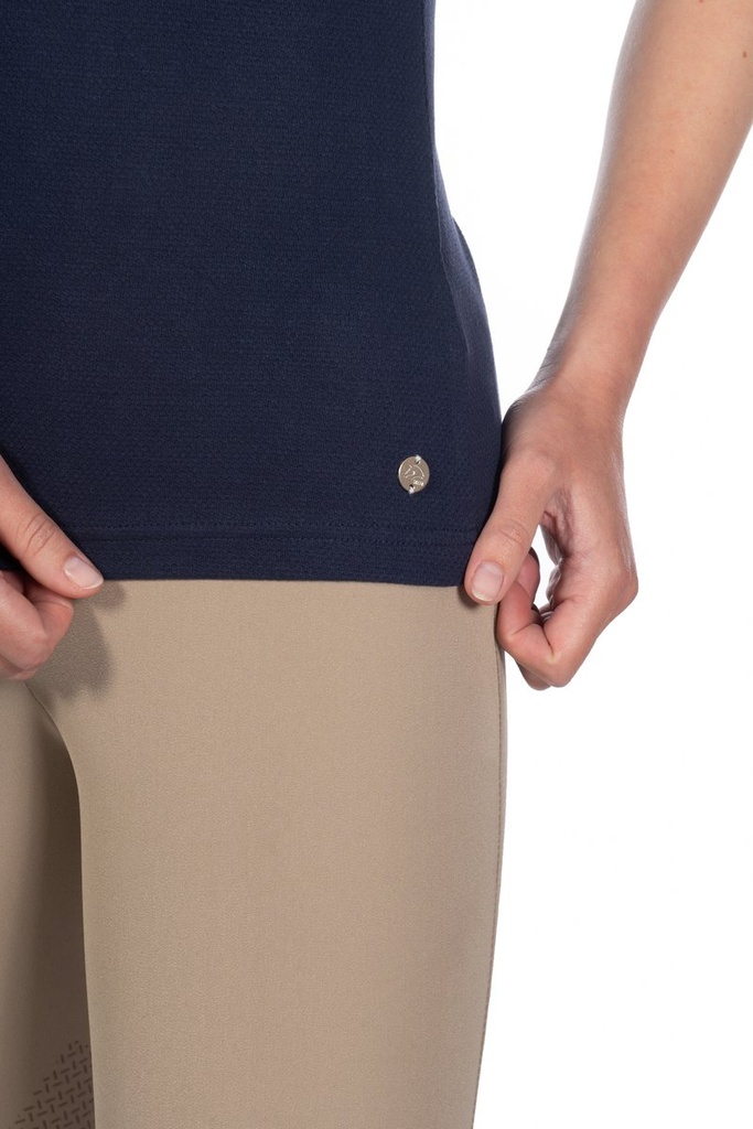 Polo -Elisa- - Bleu foncé (2)