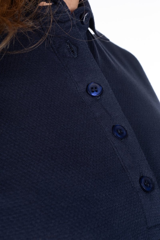 Polo -Elisa- - Bleu foncé (3)