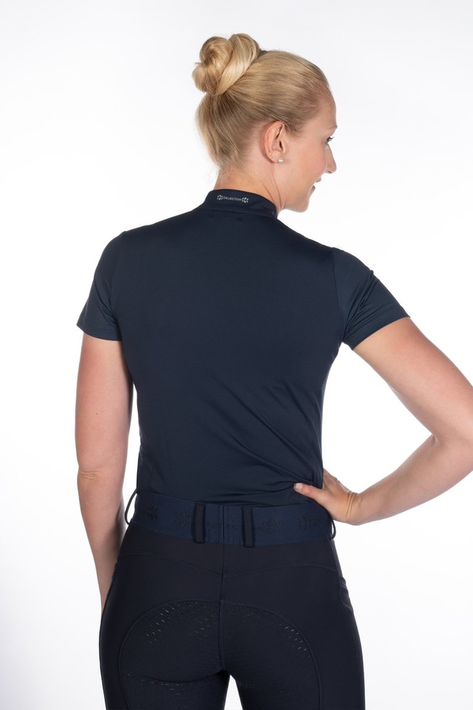 Shirt fonctionnel -Aruba- manc - Bleu foncé (4)