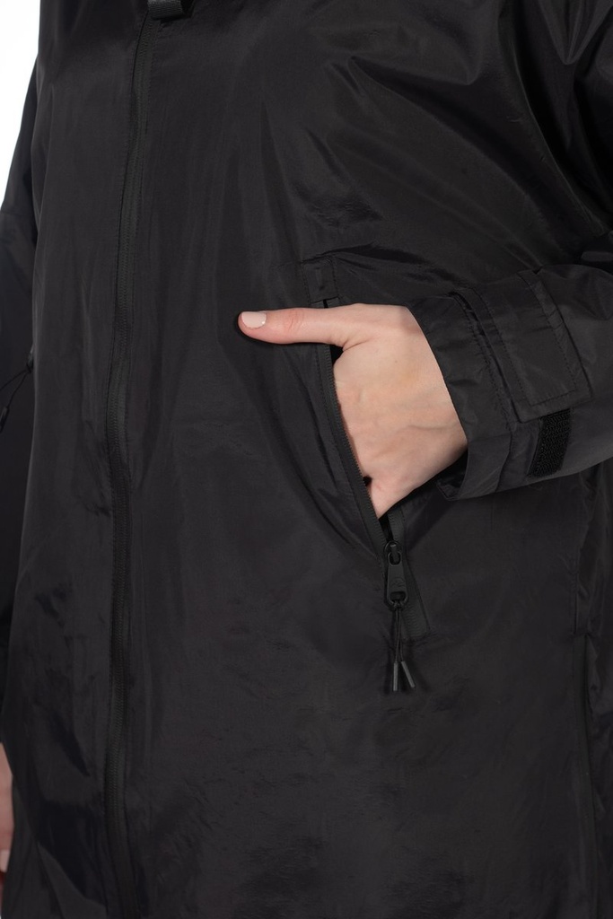 Veste -Julie- extra longue - Noir (8)