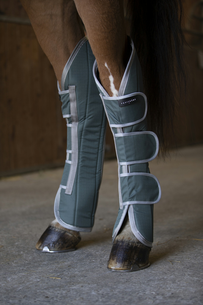 Guêtres de transport EQUITHÈME "TYREX 600 D", recyclées