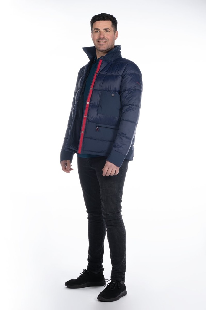 Blouson matelassé -Derby- Unis - Bleu foncé (4)