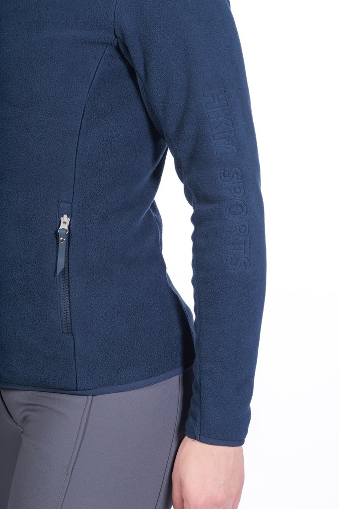Veste en polaire -Basil- - Bleu foncé (2)