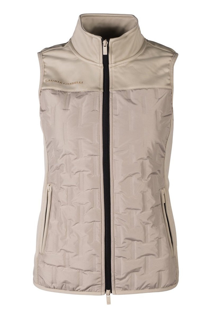 Gilet -Limone- - Gris/beige