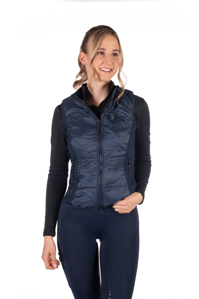 Gilet chauffant -Slimline- Sty - Bleu foncé (2)