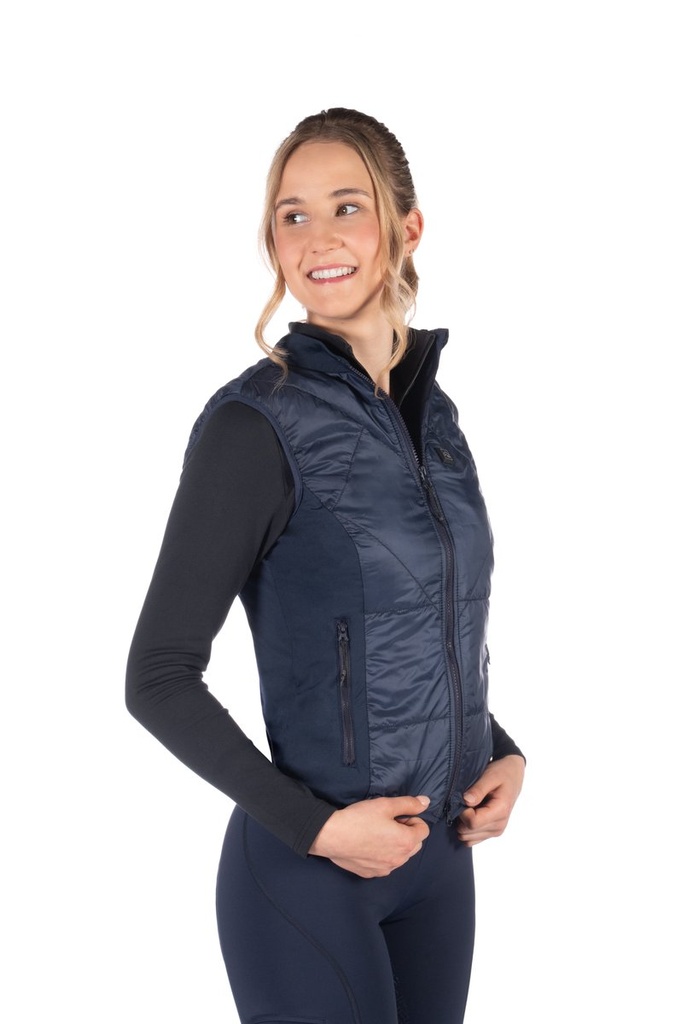Gilet chauffant -Slimline- Sty - Bleu foncé (3)