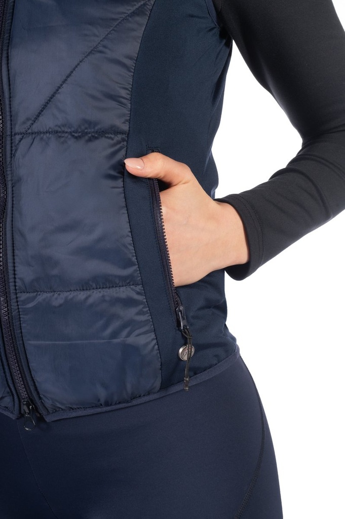 Gilet chauffant -Slimline- Sty - Bleu foncé (11)