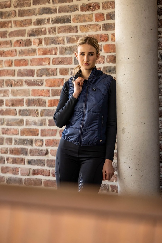 Gilet chauffant -Slimline- Sty - Bleu foncé (14)