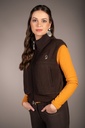 Gilet -Arezzo Teddy- - Marron foncé (3)