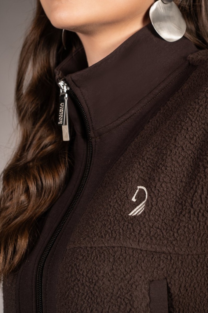 Gilet -Arezzo Teddy- - Marron foncé (5)