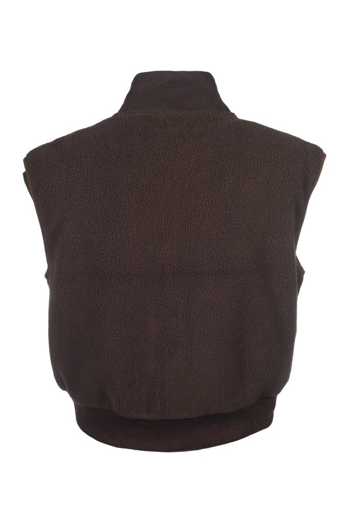 Gilet -Arezzo Teddy- - Marron foncé (8)