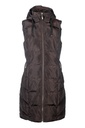 Gilet long -Arezzo- - Marron foncé