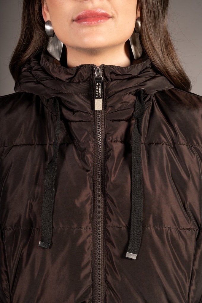 Gilet long -Arezzo- - Marron foncé (5)
