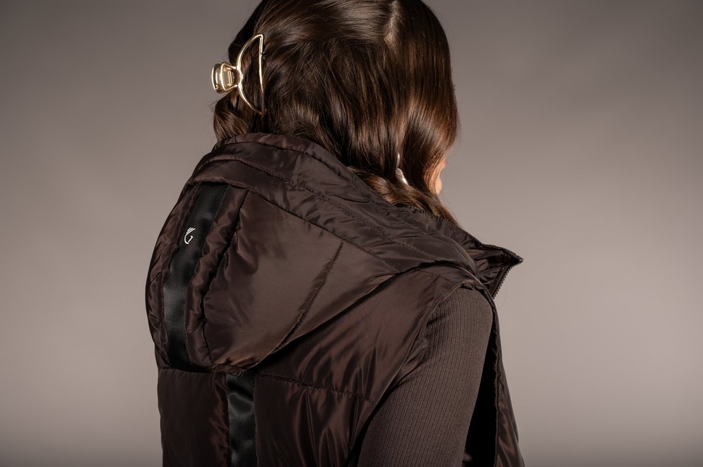 Gilet long -Arezzo- - Marron foncé (9)