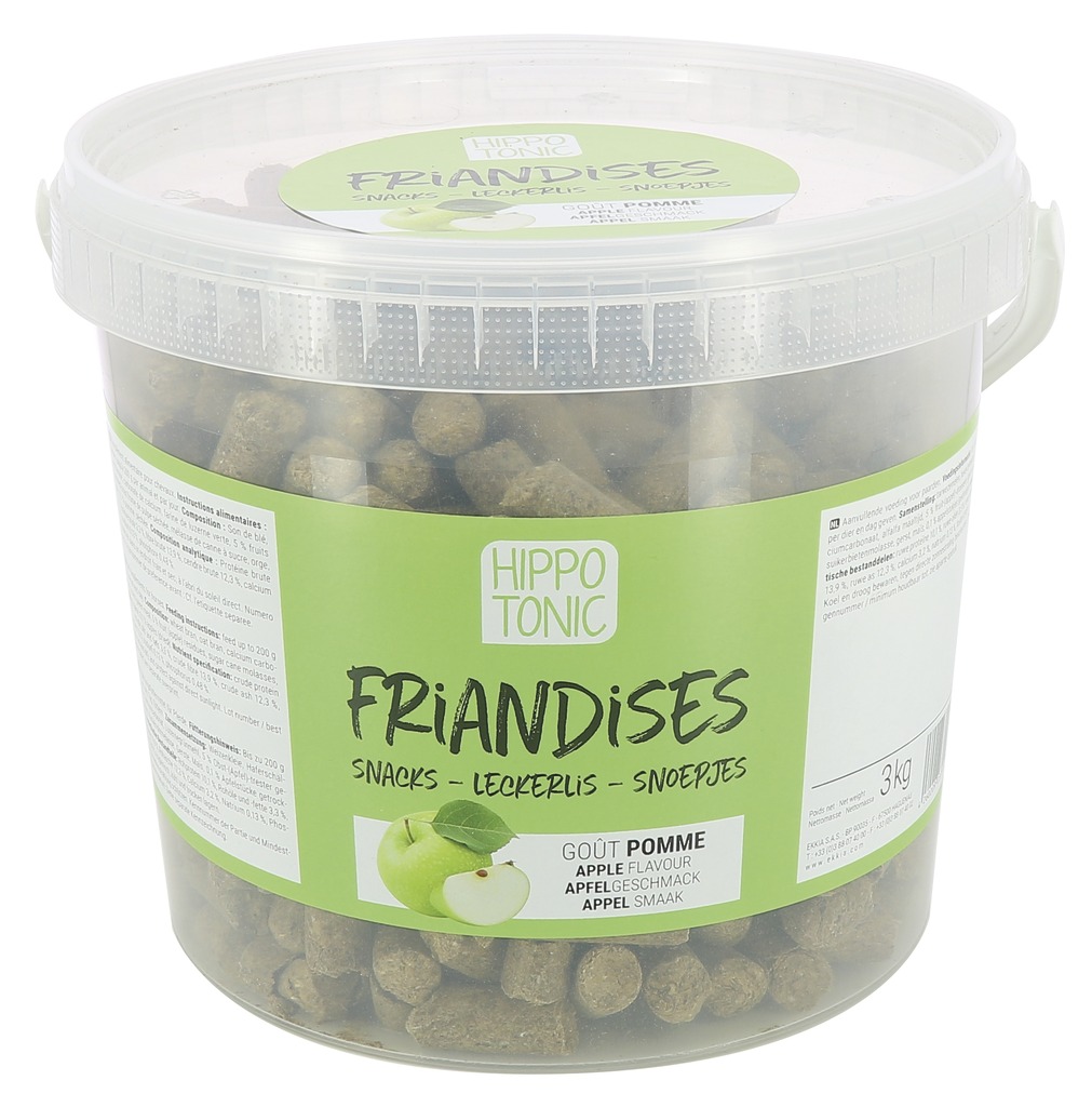 HIPPOTONIC Bonbons pour chevaux, goût pomme