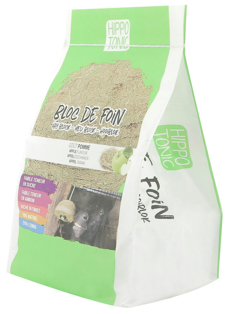 Bloc de foin HIPPOTONIC saveur pomme