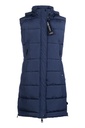 Gilet long -Misty- - Bleu foncé