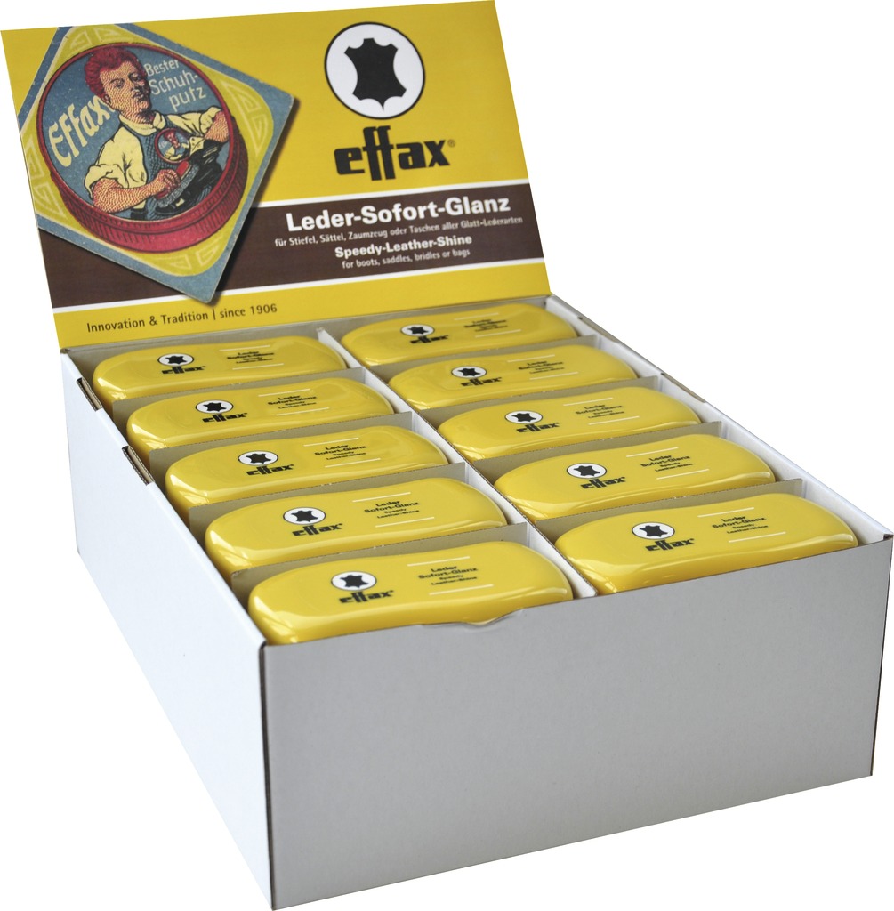 EFFAX® Éponge à lustrer pour cuir