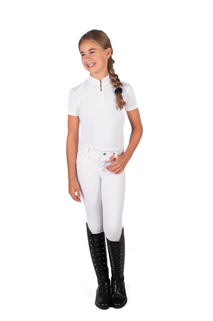 Polo de concours -Amy- - Blanc (2)