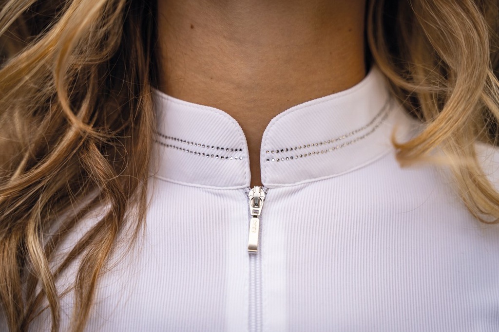 Polo de concours -Amy- - Blanc (8)