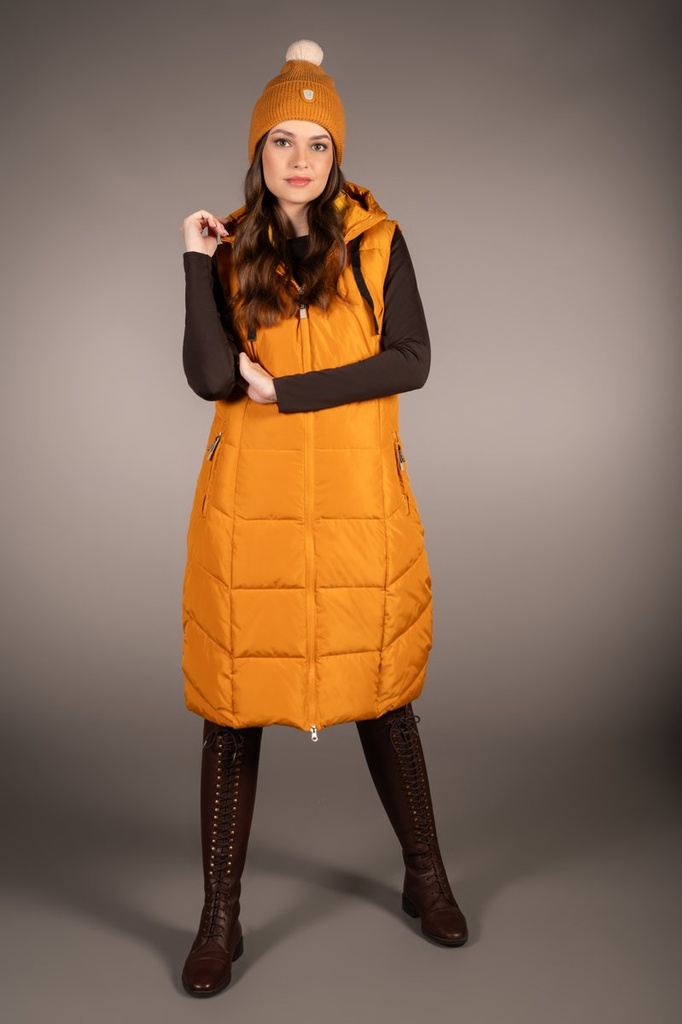 Bonnet tricoté -Arezzo- - Moutarde (4)