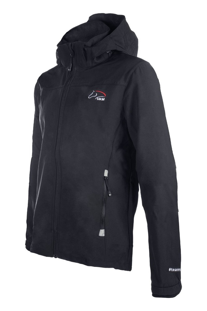 Veste softshell -Team HKM- Hom - Noir (2)