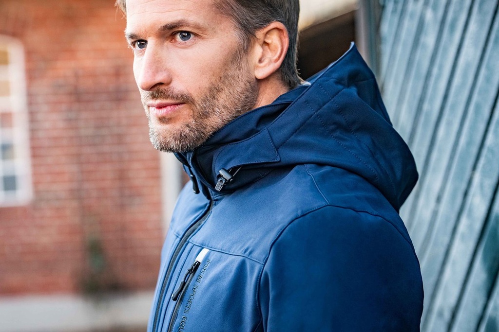Veste softshell -Sport- hommes - Bleu foncé (3)