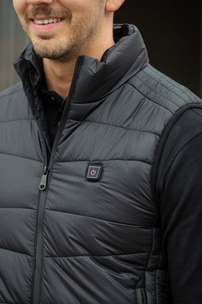 Gilet chauffant homme -Heat Co - Noir (7)