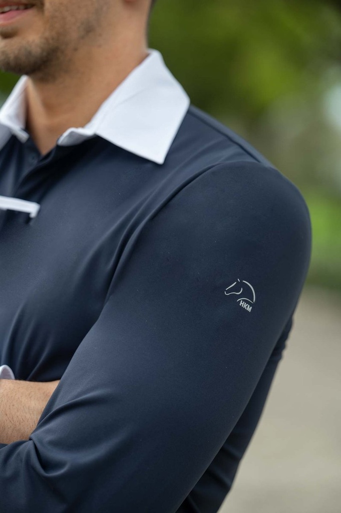 Polo de concours hommes -Davie - Bleu foncé (6)