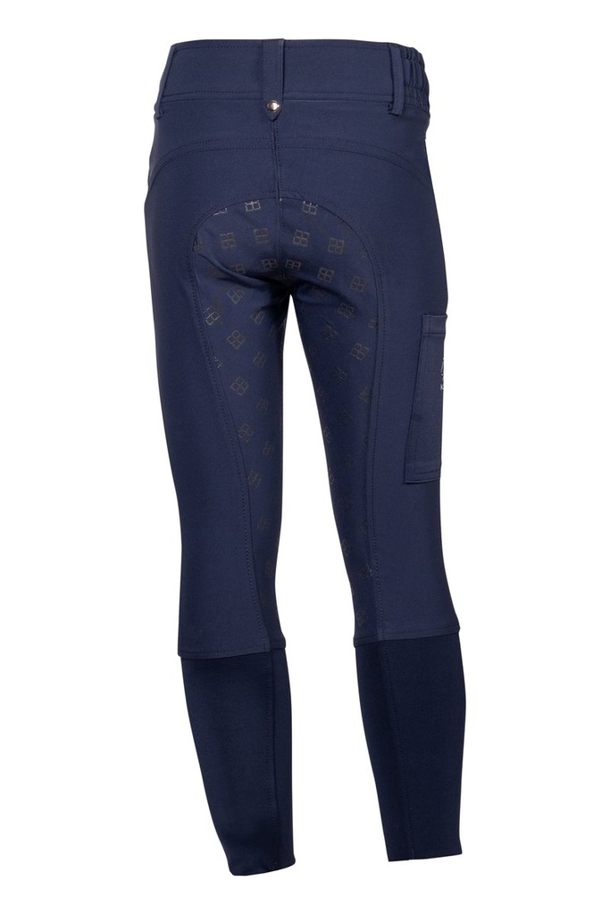 Pantalon -Maui- fond 1/1 en si - Bleu foncé (6)