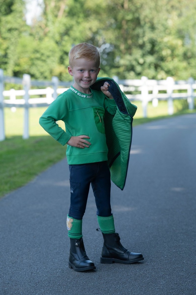 Pantalon -Maui- fond 1/1 en si - Bleu foncé (9)